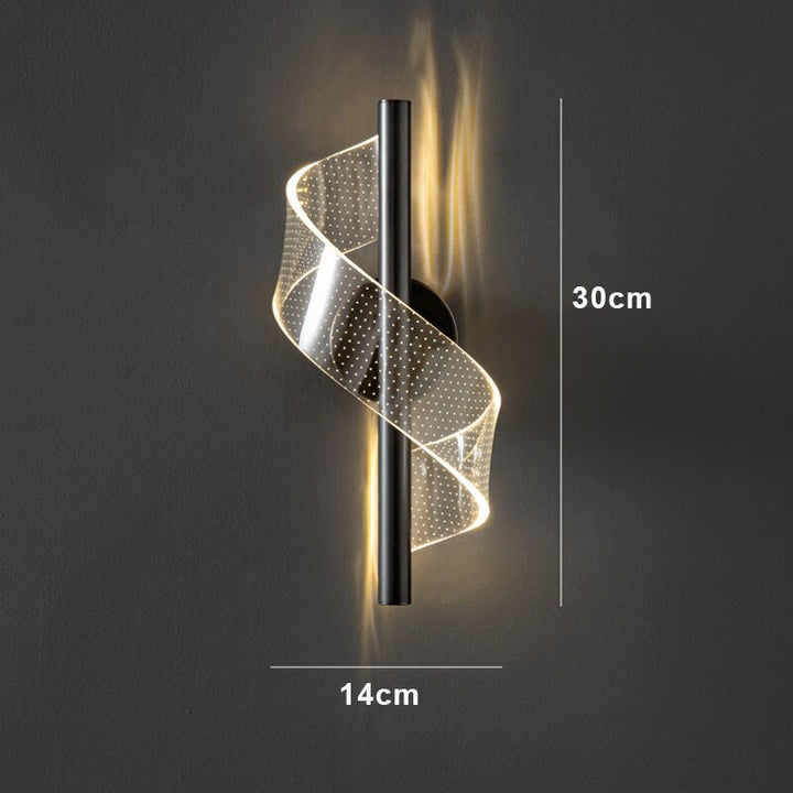 Luxurious glass candelabra wall light with sleek design, perfect for enhancing elegant interiors; LED dimmable for ambiance.