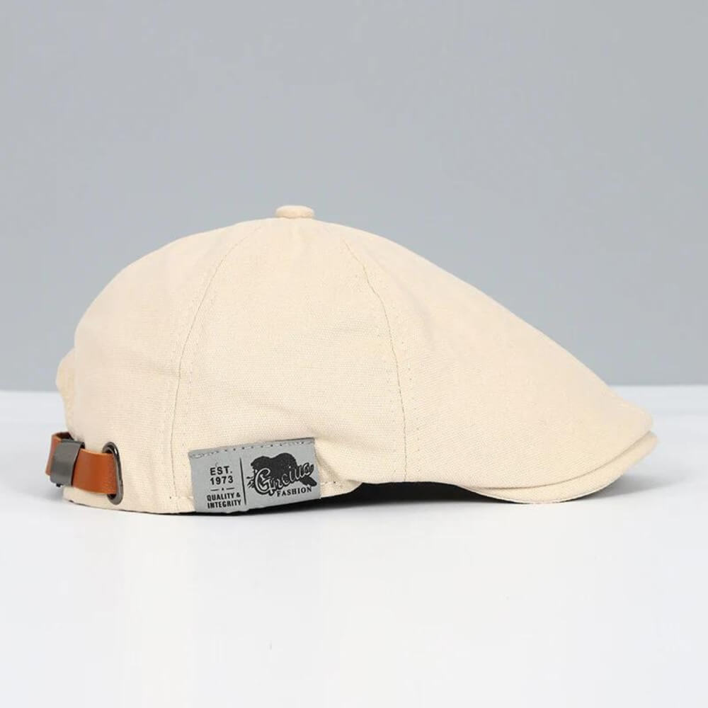 "Men's classic timeless cap with elegant design, suitable for formal and casual wear; a sophisticated accessory."