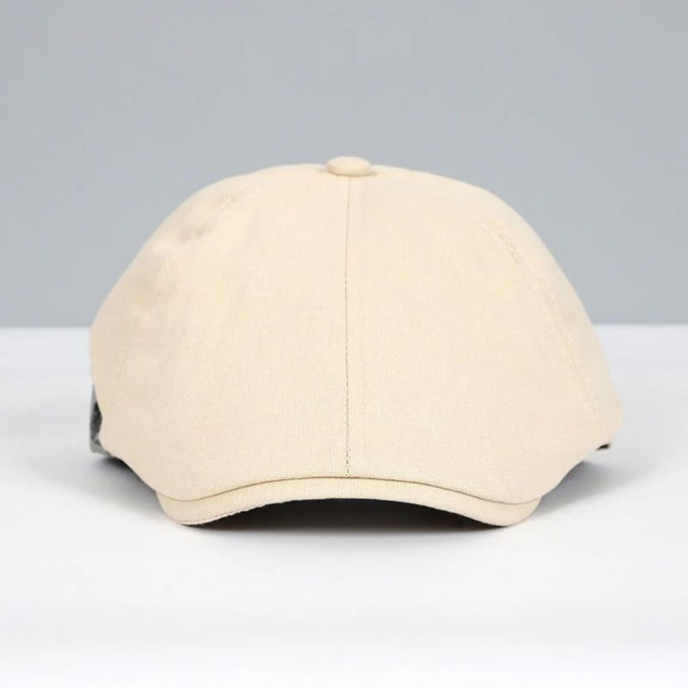 "Men's classic timeless cap with elegant design, suitable for formal and casual wear; a sophisticated accessory."