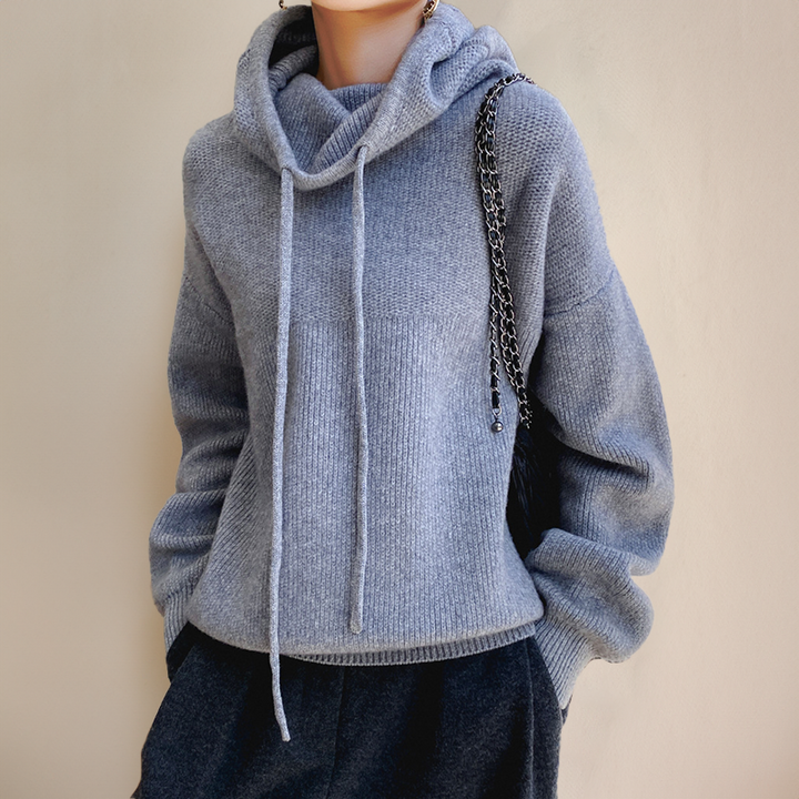 "Men's elegant hoodie, front view, soft fabric, stylish design, versatile wear for casual or formal occasions."