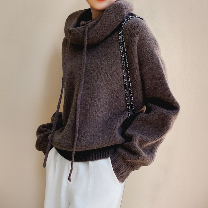 "Men's elegant hoodie, front view, soft fabric, stylish design, versatile wear for casual or formal occasions."