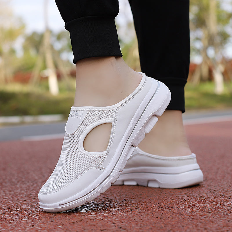 "Men's orthopedic slip-on slippers with ergonomic sole, sleek design, cushioned padding, for ultimate comfort and support."