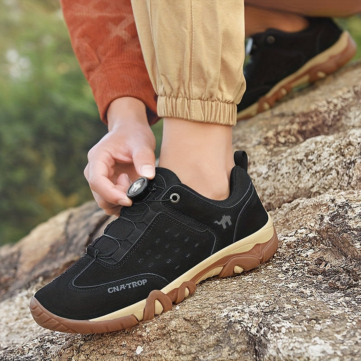 "Men's orthopedic walking shoes, cushioned sole, supportive design, stability, non-slip outsole, health & wellness product"