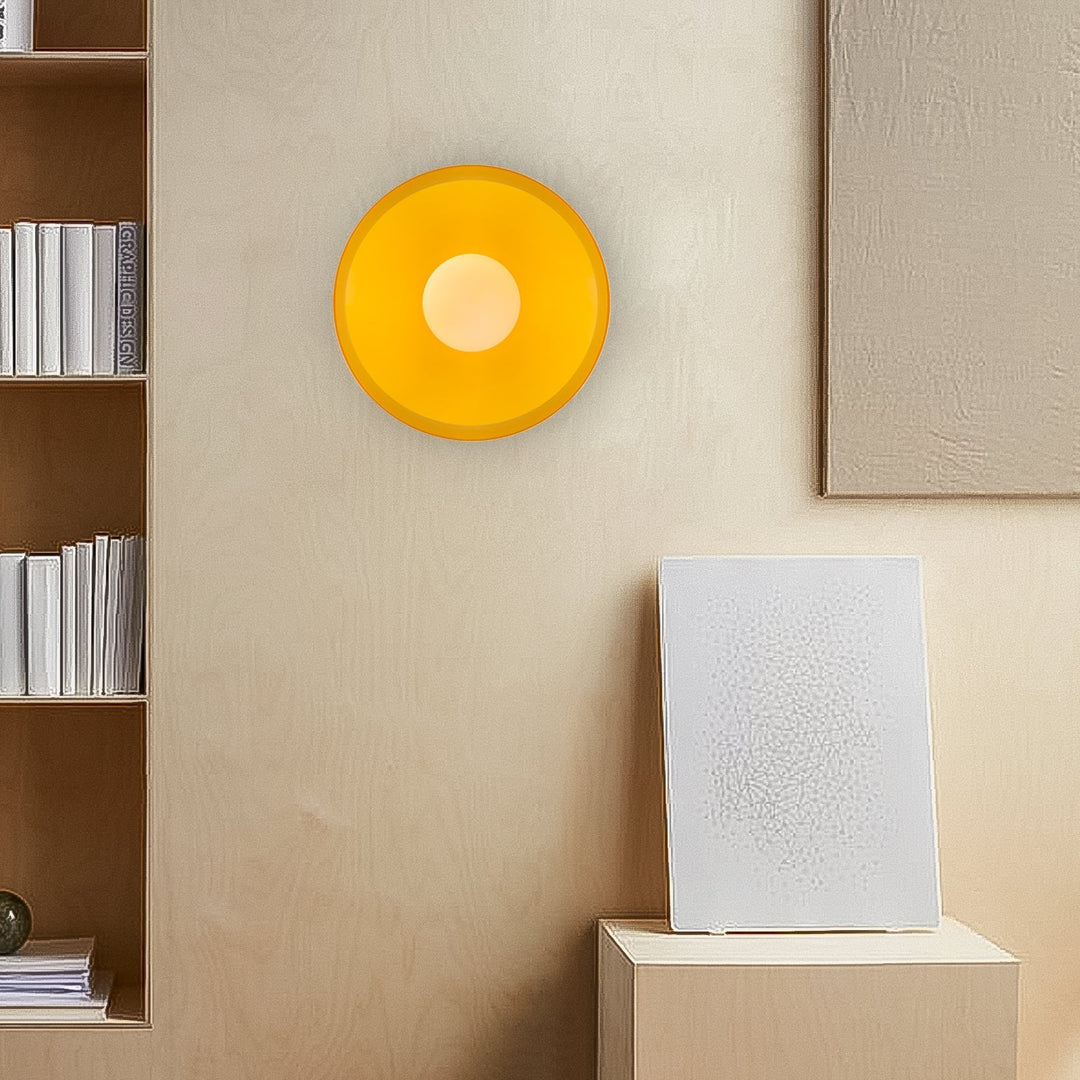 "Minimal flush mount ceiling light with frosted shade, sleek finish, offers soft illumination; ideal for modern and tradition