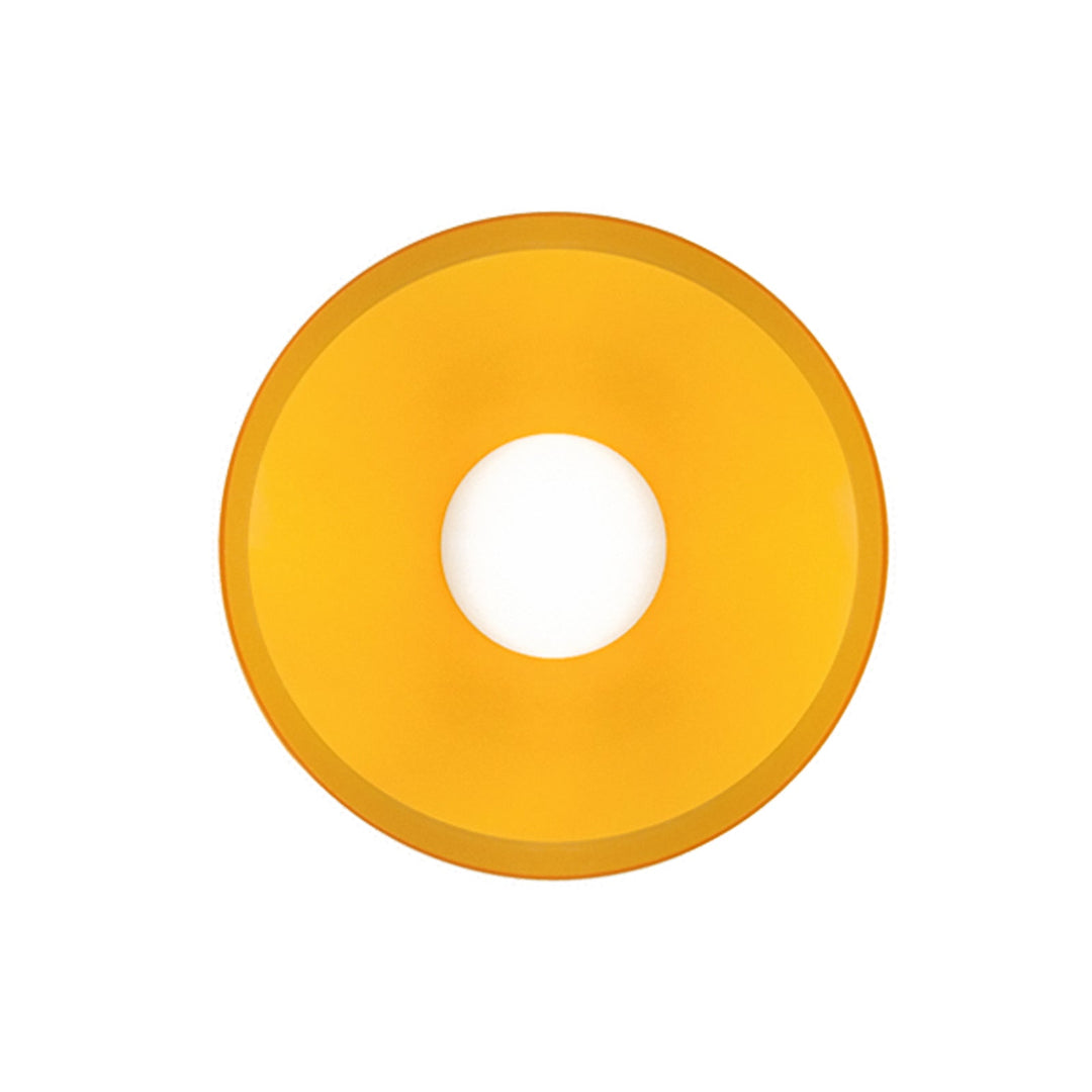 "Minimal flush mount ceiling light with frosted shade, sleek finish, offers soft illumination; ideal for modern and tradition