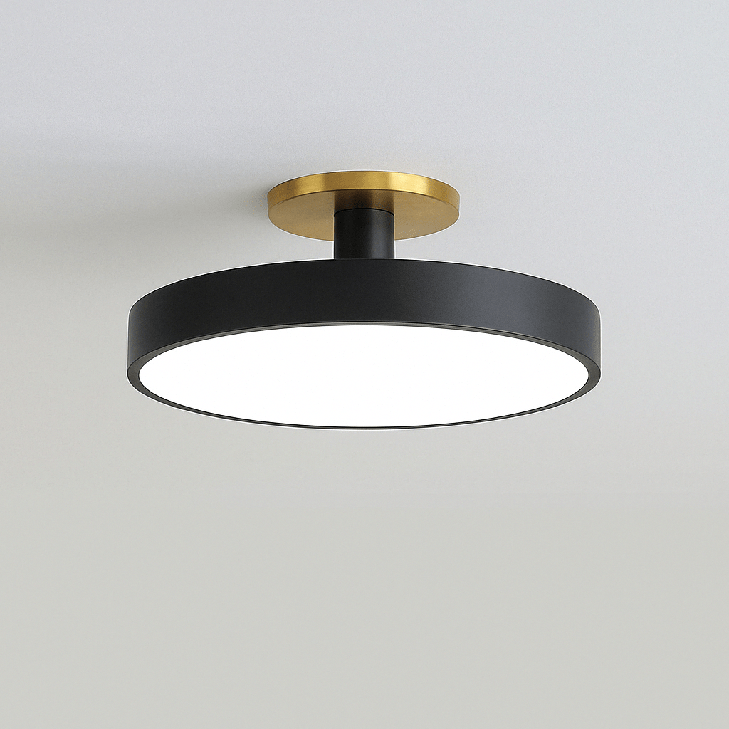 "Minimalist Nordic Macaron LED Ceiling Light in vibrant colors, round design, perfect for modern interior decor."
