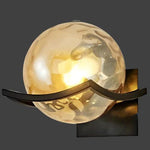 A Brown glass
