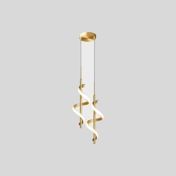 Modern LED wall sconce with adjustable gold arm and copper finish, ideal for ambient lighting in living rooms and bedrooms.