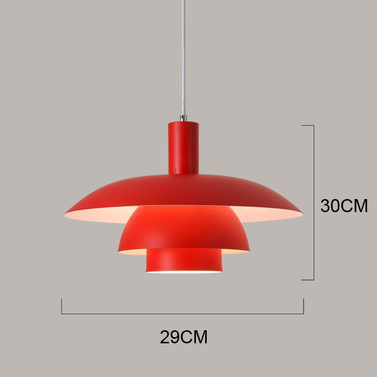 "Modern Scandinavian pendant light with sleek design, providing ambient LED glow, ideal for stylish home interiors."