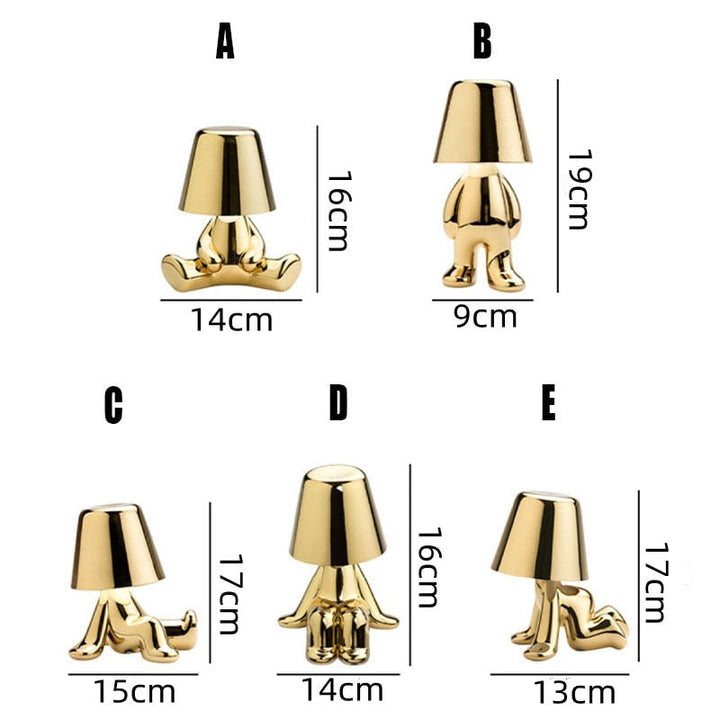 "Modern wireless lamp with rechargeable battery, warm glow, sleek design, ideal for home decor, available in various colors."