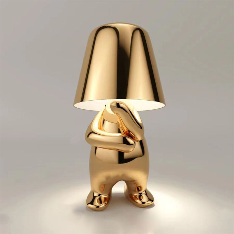 "Modern wireless lamp with rechargeable battery, warm glow, sleek design, ideal for home decor, available in various colors."