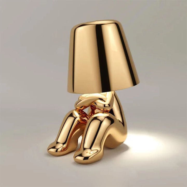 "Modern wireless lamp with rechargeable battery, warm glow, sleek design, ideal for home decor, available in various colors."