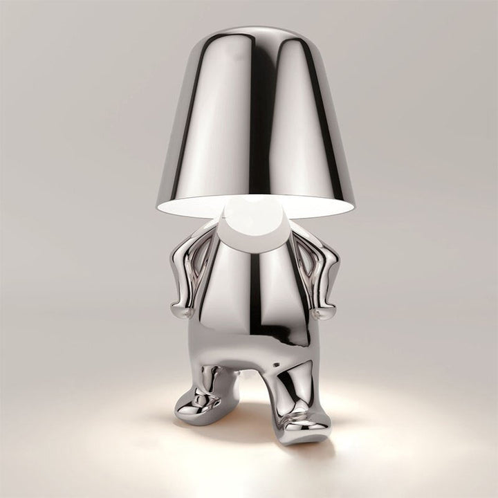 "Modern wireless lamp with rechargeable battery, warm glow, sleek design, ideal for home decor, available in various colors."