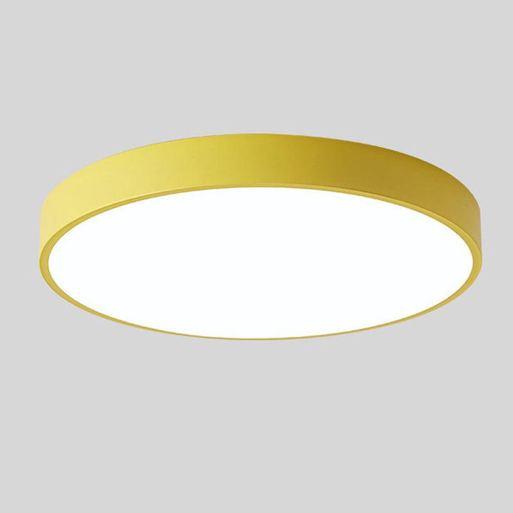 "Nordic Wooden Macaroon Ceiling Light with sleek wooden finish and minimalistic design, perfect for modern spaces."