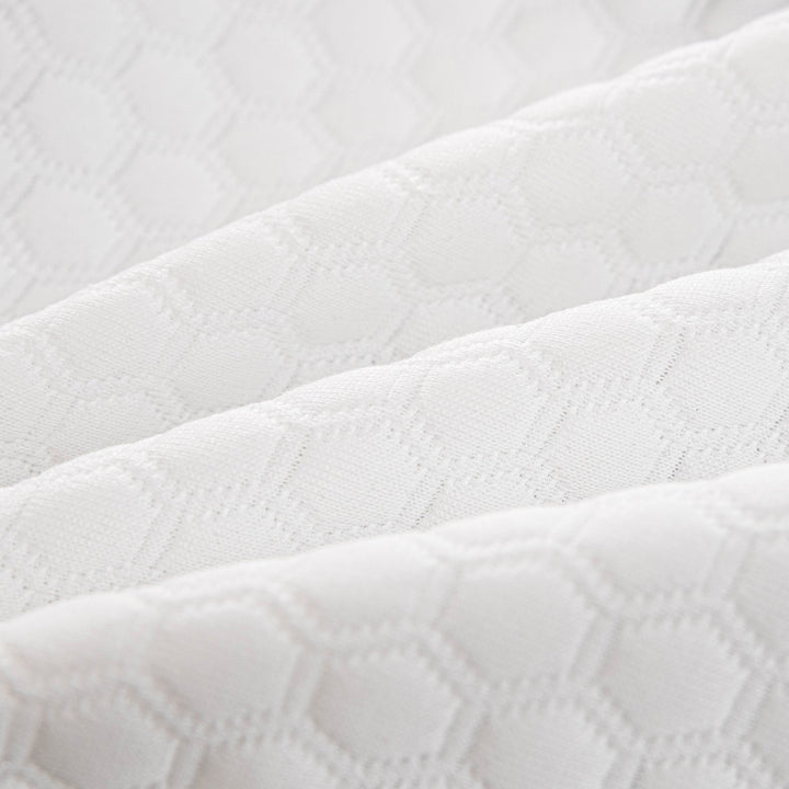 Orthopedic memory foam pillow offering pain-free sleep with ergonomic design and breathable cover for all sleep positions.