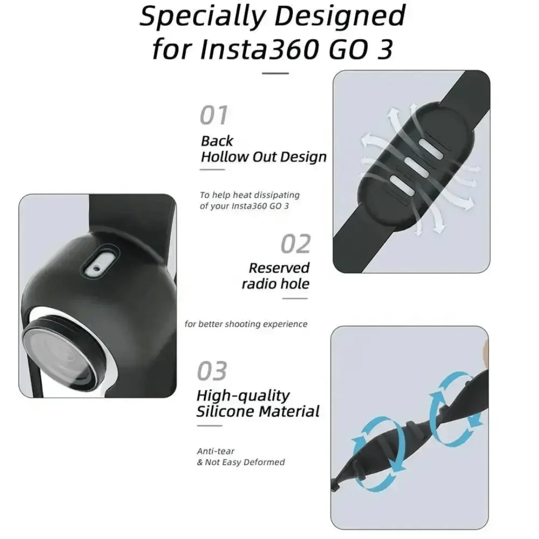 "Pet collar camera with 160° wide-angle lens and HD 1080P video, designed for cats and dogs, fits comfortably on collars."