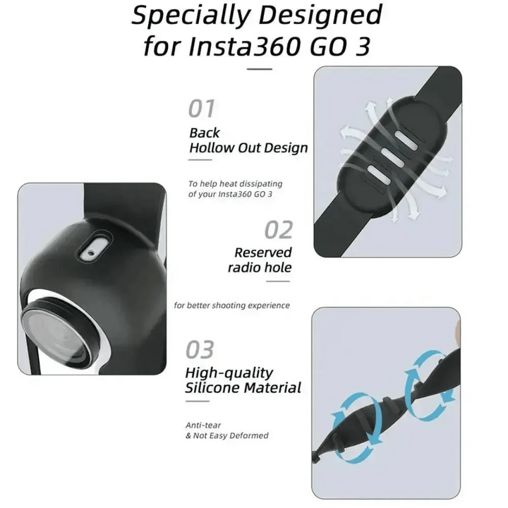 "Pet collar camera with 160° wide-angle lens and HD 1080P video, designed for cats and dogs, fits comfortably on collars."