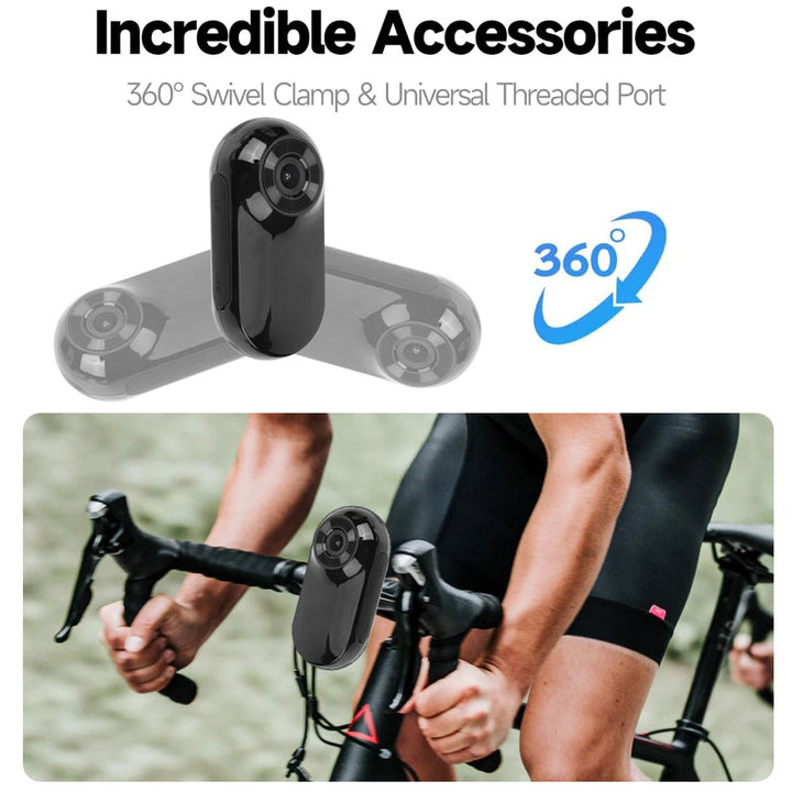 "Pet collar camera with 160° wide-angle lens and HD 1080P video, designed for cats and dogs, fits comfortably on collars."