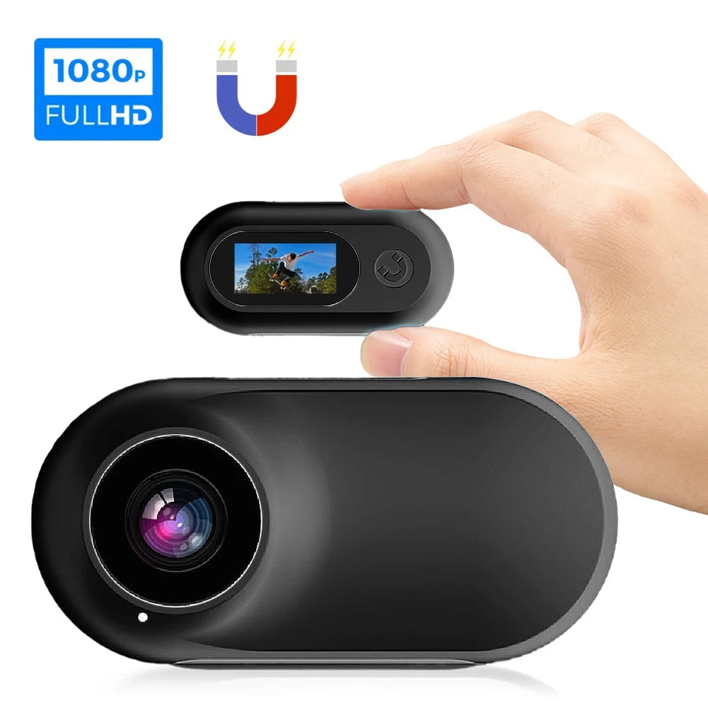 "Pet collar camera with 160° wide-angle lens and HD 1080P video, designed for cats and dogs, fits comfortably on collars."