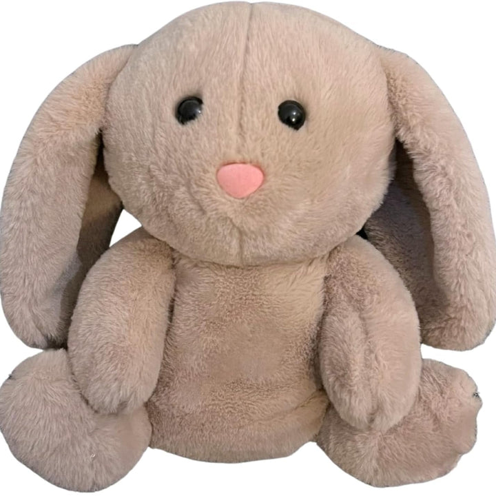 Plush teddy for kids with glowing nightlight, soothing heartbeat, realistic breathing; provides comfort and relaxation.