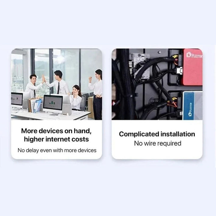 Portable WiFi Pro Booster for high-speed internet, compact design, white gadget for seamless connectivity anywhere.