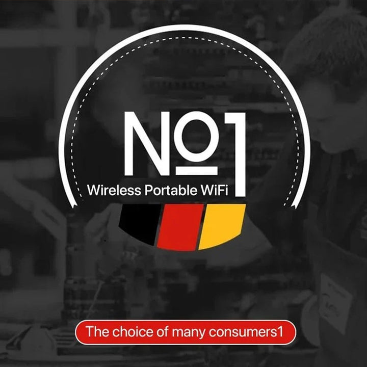 Portable WiFi Pro Booster for high-speed internet, compact design, white gadget for seamless connectivity anywhere.
