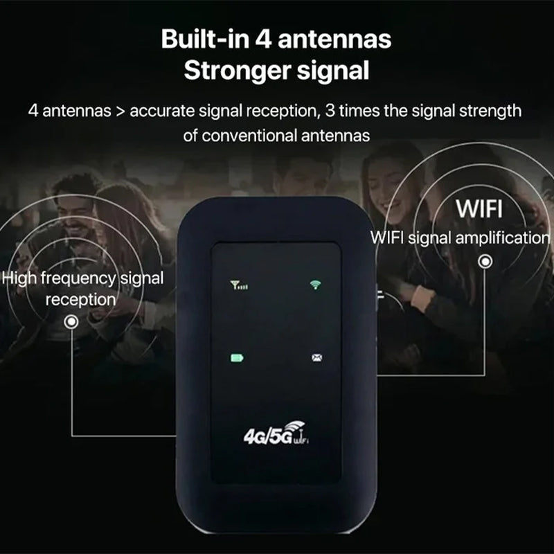 Portable WiFi Pro Booster for high-speed internet, compact design, white gadget for seamless connectivity anywhere.