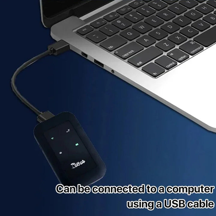 Portable WiFi Pro Booster for high-speed internet, compact design, white gadget for seamless connectivity anywhere.