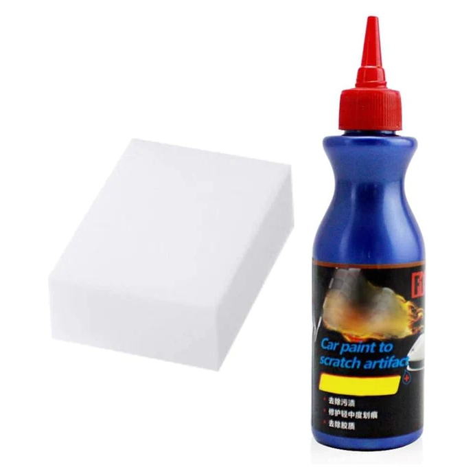 "Premium car scratch remover tube; perfect for all paint colors and finishes; removes scratches, scuffs, and swirls effective