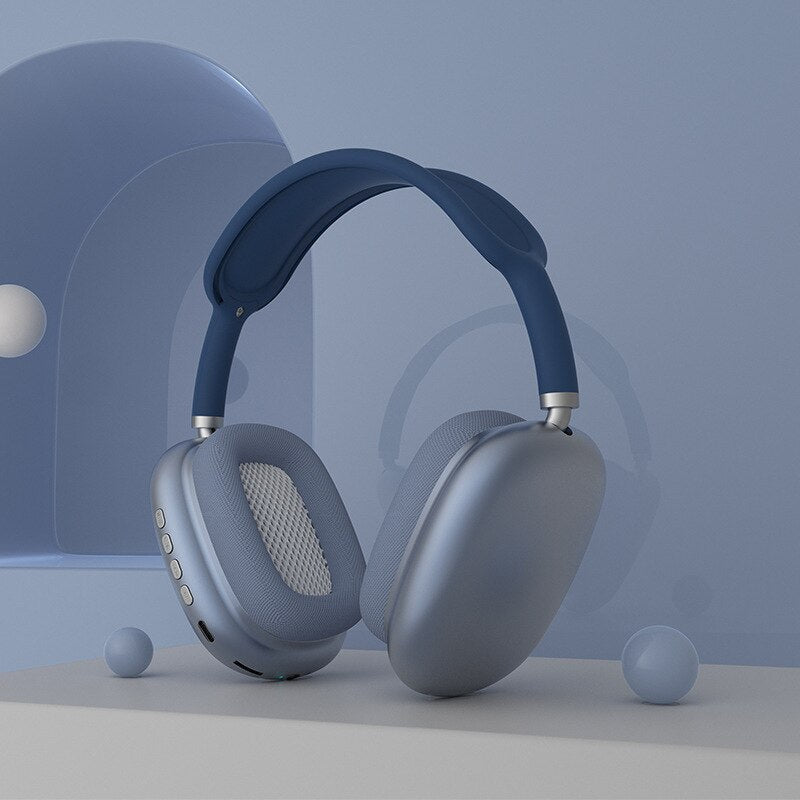 Pro wireless headphones with soft cushions, adjustable headband, and sleek design for crystal clear sound and ultimate comfor