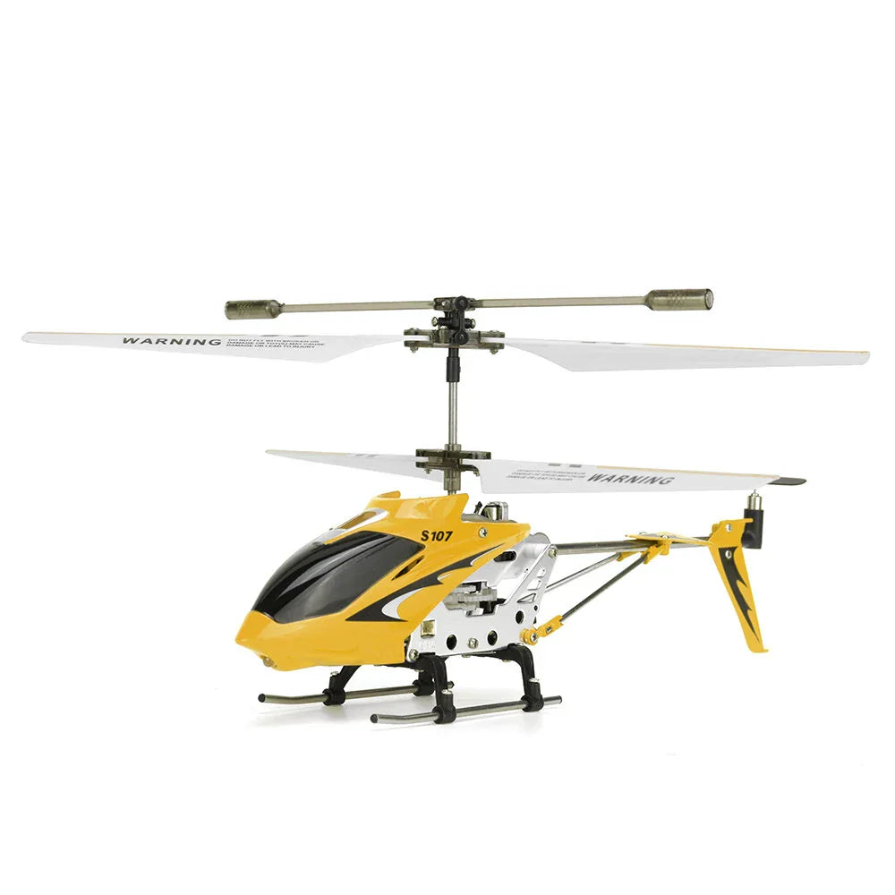 Red Hercules Unbreakable Mini RC Helicopter with Gyro, robust design, vivid hue, metal frame, ideal for kids and beginners.