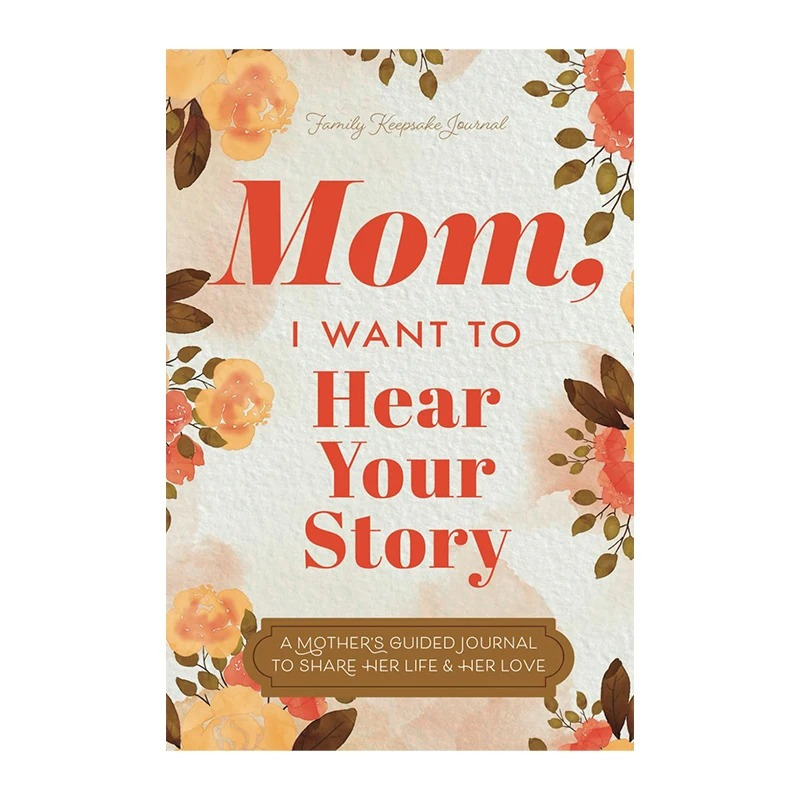 SoulStories Guided Journal, elegant design for family memories, prompts for storytelling, available styles: Dad, Mom, Grandpa