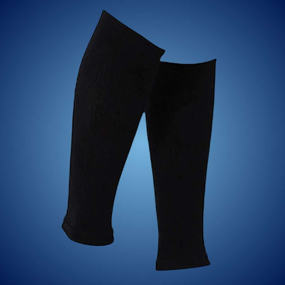"Unisex calf compression sleeves in sleek design for enhanced circulation, available in various colors for pain relief and co