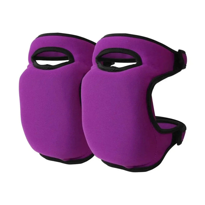 Unisex ergonomic gardening knee pads with thick cushioning on green grass, offering comfort and support for kneeling tasks.