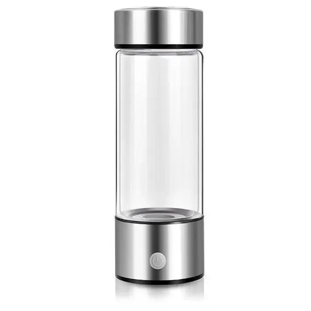 "Unisex Hydrogen Water Bottle - Sleek ergonomic design, antioxidant infuser for wellness, health boost with portable use."