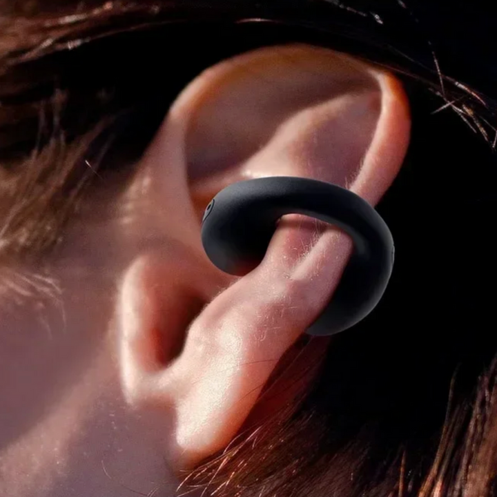 Wireless bone conduction earbuds with secure fit, lightweight design, open-ear listening, and waterproof features for active 