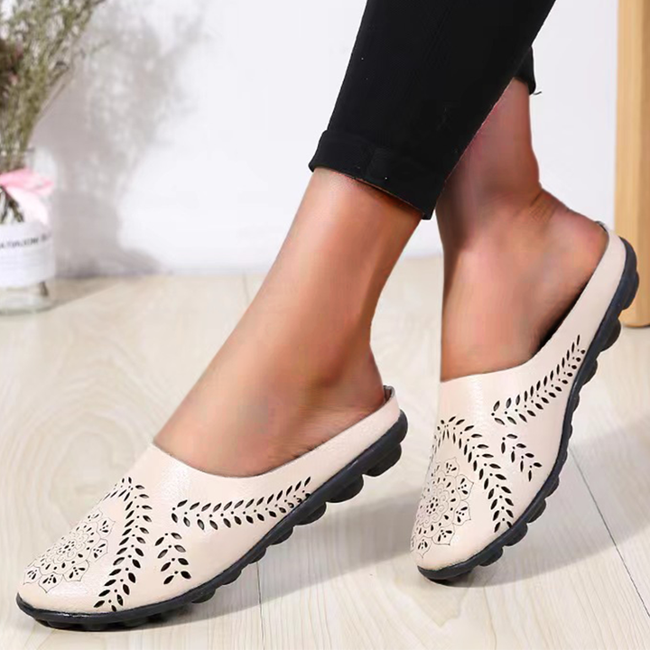 Women's breathable lightweight slippers, soft cushioned footbed, airy design, versatile colors, perfect for comfort and style
