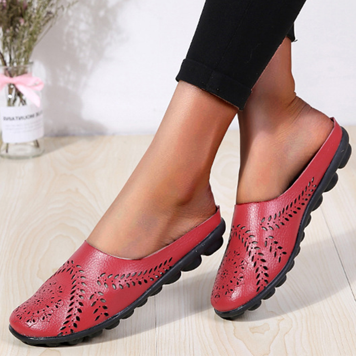 Women's breathable lightweight slippers, soft cushioned footbed, airy design, versatile colors, perfect for comfort and style