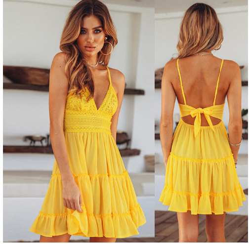 Women's elegant flowy midi dress with chic silhouette; ideal for day to night wear, featuring flattering, feminine lines.