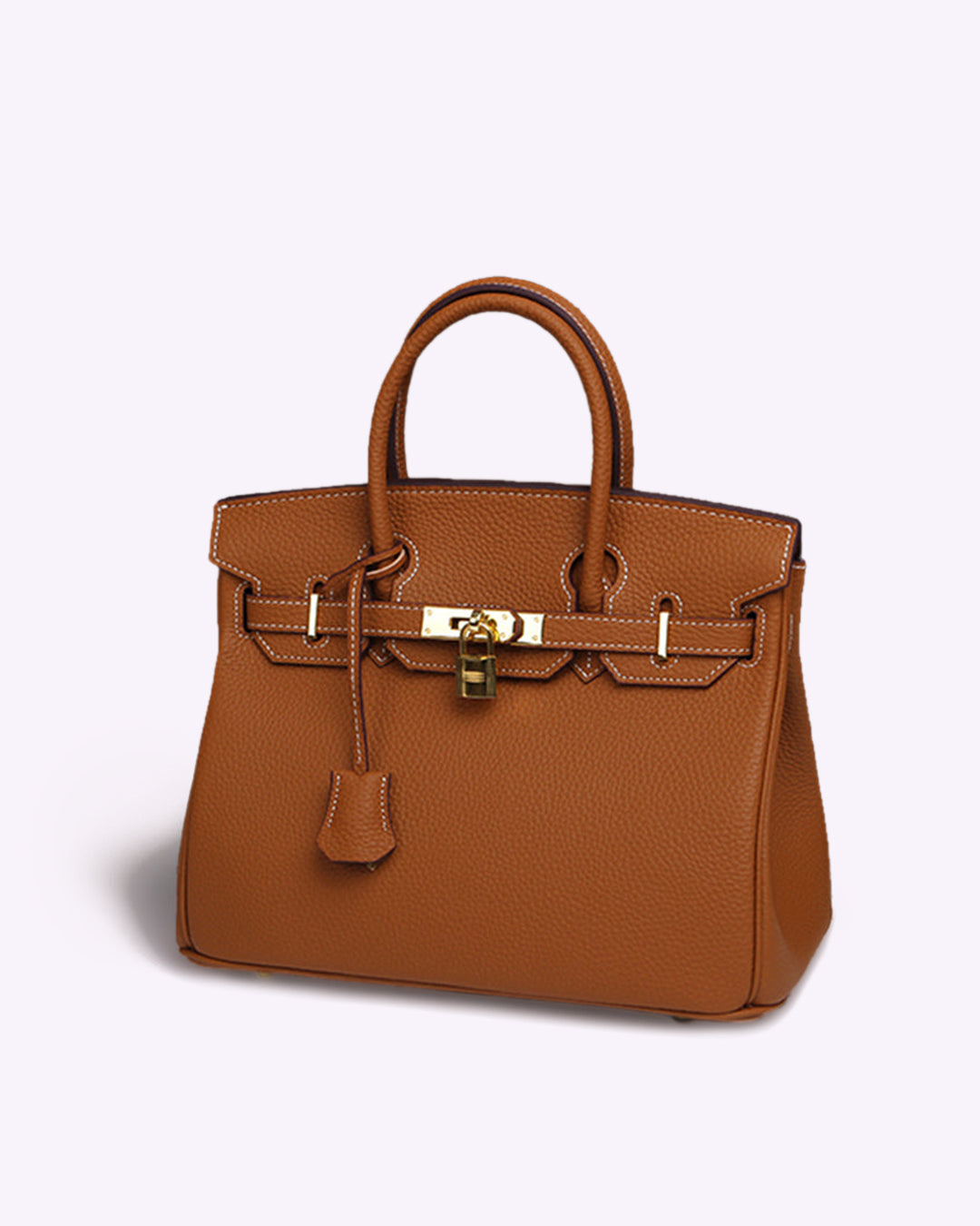 Women's luxury leather shoulder bag; elegant brown design with adjustable strap, perfect for any occasion; timeless style.