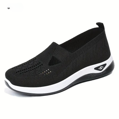 Women's orthopedic slip-on shoes with arch support, featuring a sleek, breathable design for ultimate comfort and style.