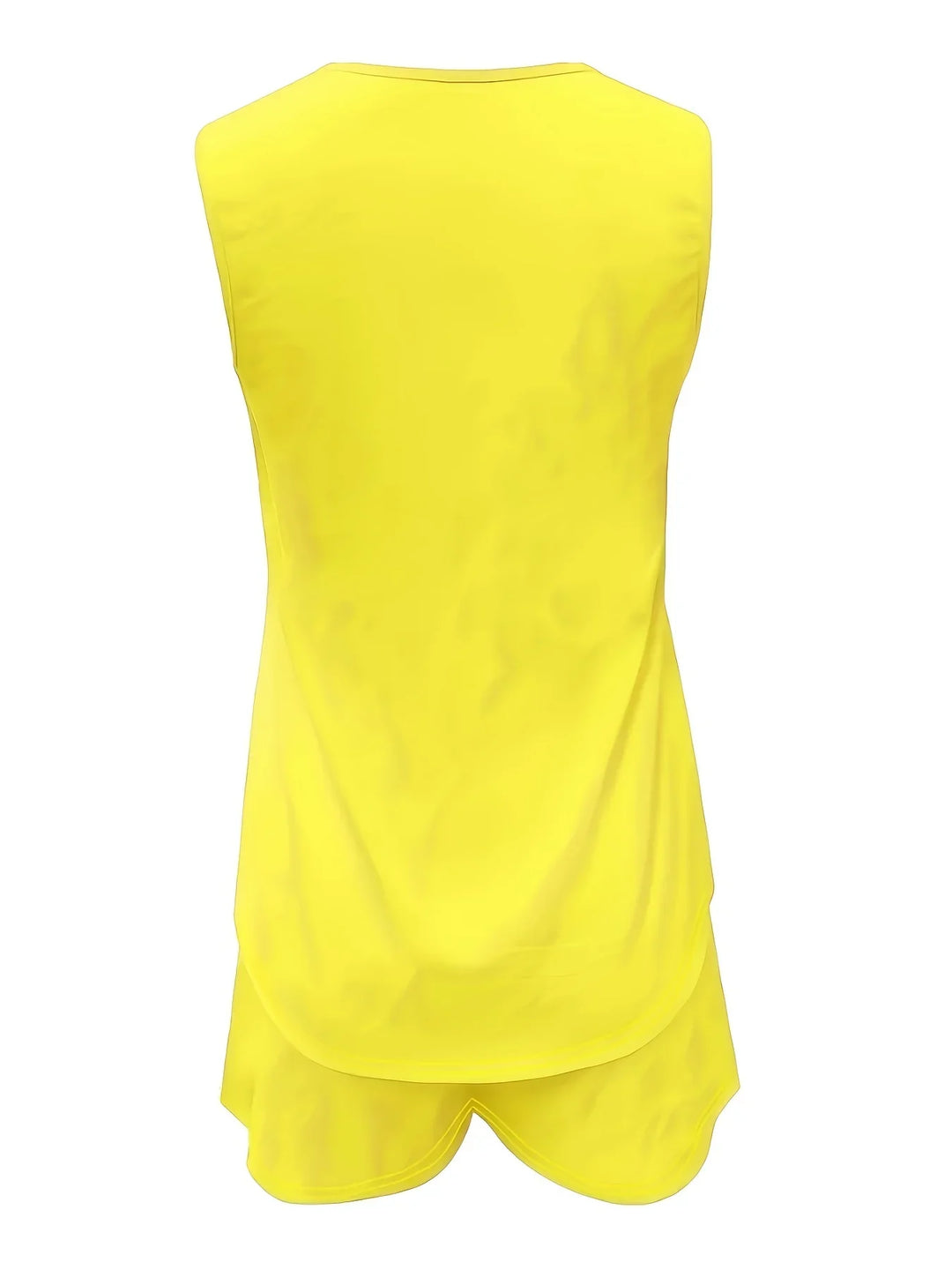 "Women's sleeveless romper with ring strap, pockets; elegant summer jumpsuit, lightweight fabric for chic, relaxed outings."