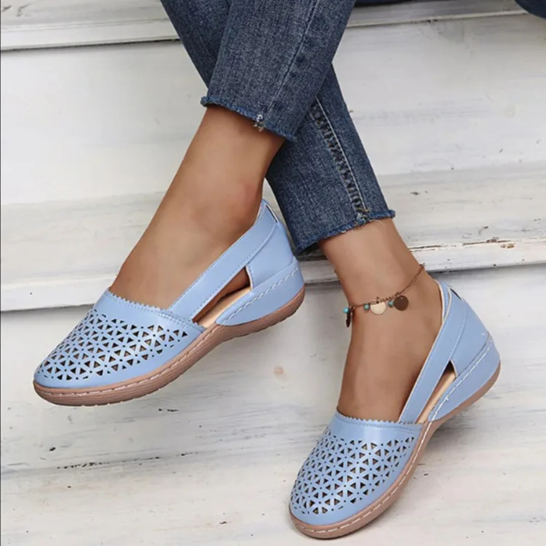 Women's supportive orthopedic walking shoes with sleek design and vibrant colors for comfort and style.