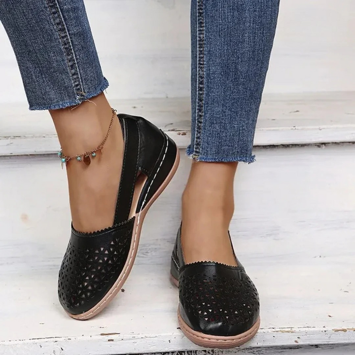 Women's supportive orthopedic walking shoes with sleek design and vibrant colors for comfort and style.