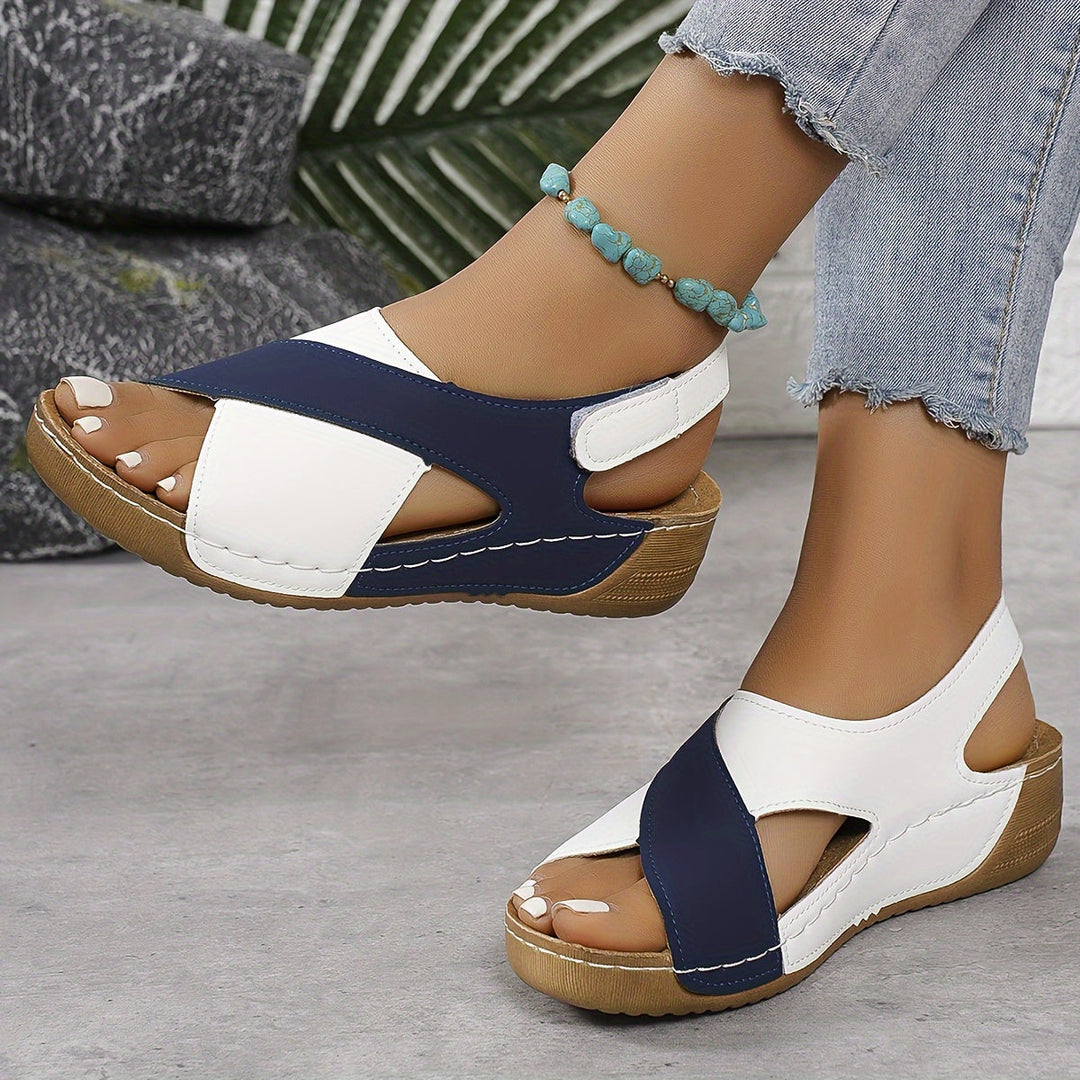 Women's supportive sandals with ergonomic fit, featuring stylish straps and durable design, ideal for comfort and casual wear